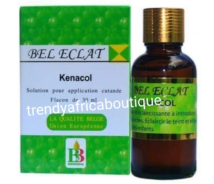 Bel Eclate, kenacol serum/oil concentrated formula 30ml great anti-raction oil for prevention, repair & treatment of white patches/dots etc. ONLY Mix into your lotion.