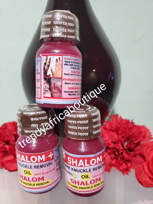 Original Shalom dark knuckles removing treatment serum/oil. × 1 bottle