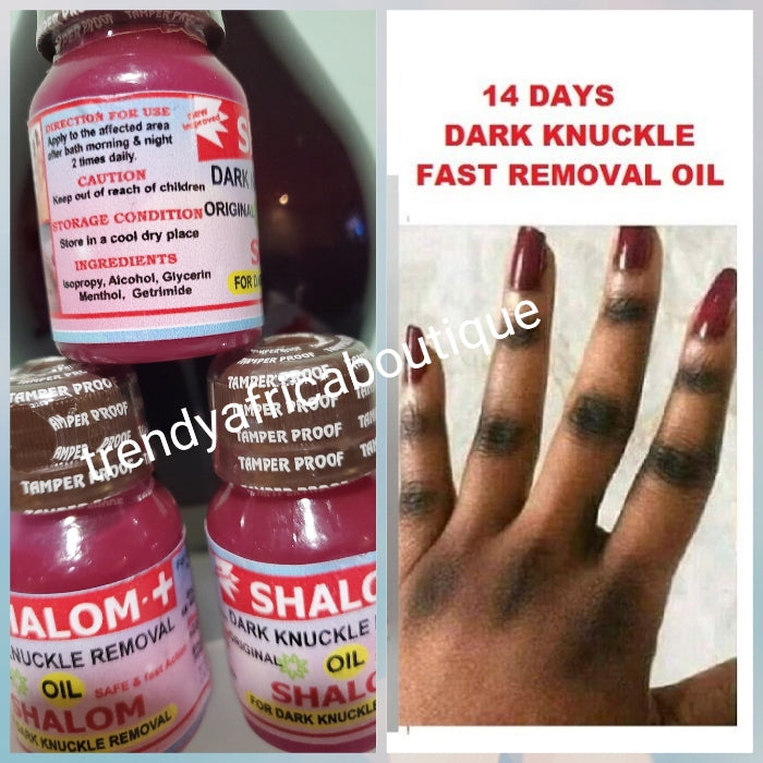 Original Shalom dark knuckles removing treatment serum/oil. × 1 bottle