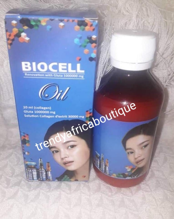 BIOCELL-Öl, zusätzliches Glutathion und Kollagen 3000 mg, bestes Anti-Aging-, Anti-Dehnungsstreifen- und aufhellendes Serum/Öl. 125 ml x 1 Flasche im Angebot. Ihre Haut wird es Ihnen danken!!!!