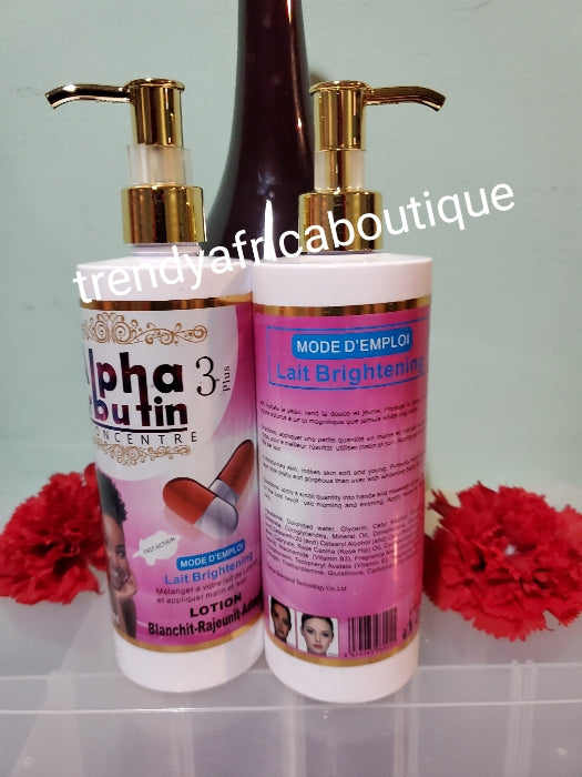 Alpha arbutin 3 plus concentre whitening body lotion with glutathione and arbutin concentre 350ml