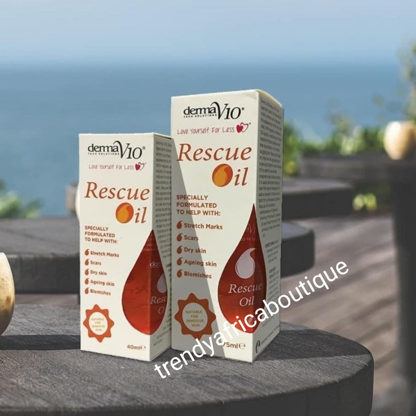 Original Bio Rescue Oil Serum/Öl 75 ml. Entwickelt für trockene Haut, Dehnungsstreifen, Narben und Anti-Aging-Hautbehandlung. Reparaturöl. Hergestellt aus natürlichen Pflanzenextrakten und Vitaminen. Der Preis gilt für EINE Flasche