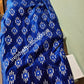 5yds Royal blue embriodery and sequence VELVET wrapper  embellished with white sequine. Classic for making Nigerian traditional 1st outfit for Bride. Edo/igbo Bride outfit. Soft velvet and fully lined. Width is 45"