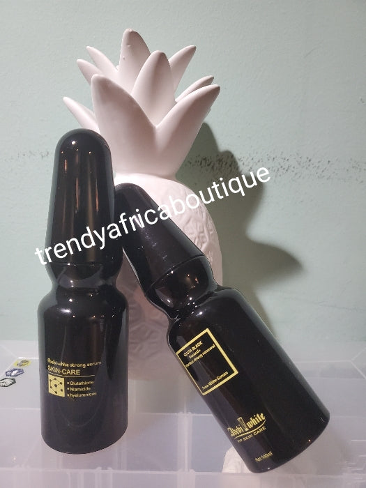 Abebi white Gluta Black 5xxxxx + Snow white serum/oil 140ml. Brand New!