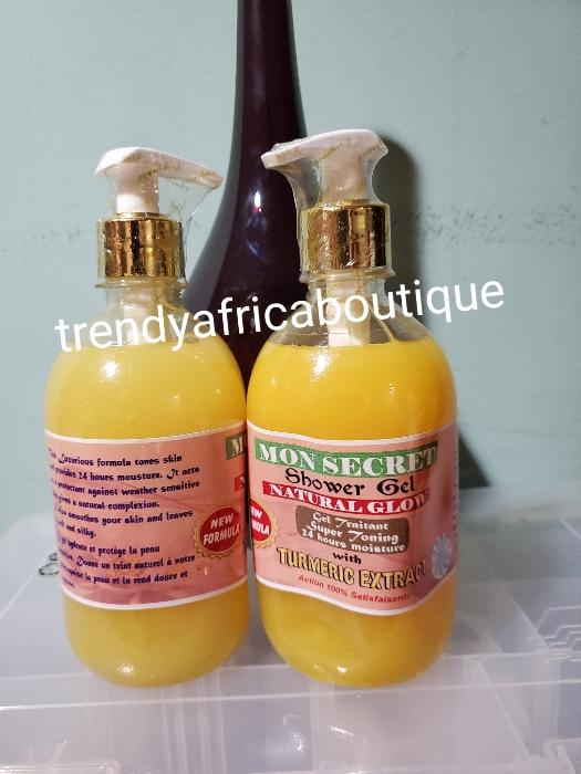 Mon secret fast action Eclaircissant, whitening, brightening & glowing  Anti black stains and marks shower gel 500mlx1