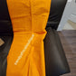 Sale: sweett orange Quality dry swiss lace fabric for African traditional native wear. Sold per 5yds.. price is for 5yds