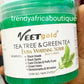 VeetGold tea tree and green tea Extra whitening face and body scrub. Anti black spots, dark under eye, green veins, stretch marks & wrinkles 500g jar etc..