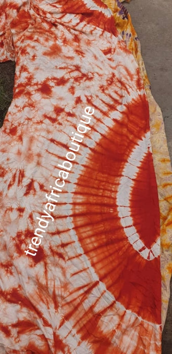 Adire silk fabric. Tie and dye or kampala sold as 4yards a piece