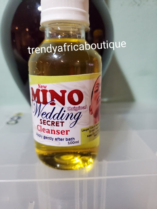 Mino Original Wedding Secret Gesichtswasser. Effektiver Gesichtsreiniger, der Pickel, dunkle Knöchel, schwarze Flecken und Gesichtsunreinheiten beseitigt. 100 ml