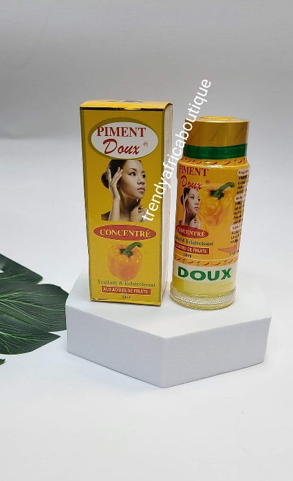 2 in 1 set: Piment doux lightening serum/oil. effectively clears hyperpigmentations areas like knuckles, knees etc 60ml per bottle each. Serum + oil
