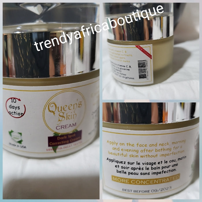 Queens skin concentrated whitening repair body lotion, serum,& face cream. Repair stretch marks, and other skin blemises, whiten flawlessly without any side effects