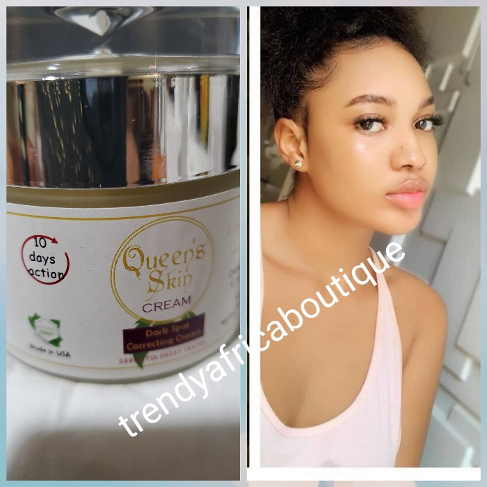 Queens skin whitening face cream. Clears  facial skin blemises, whiten flawlessly without any side effects 60gx1