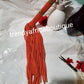 Back in stock Nigerian Traditional wedding Bridal coral color beaded whip. Nice and full Bridal accessories. We also have Beaded-necklace