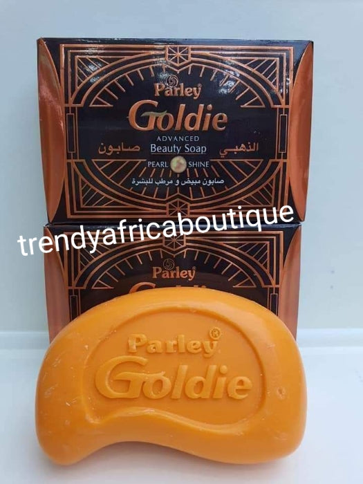 X 2 Parley Goldie advanced beauty soap of Pakistan skin whitening soap Pearl shine. 10 problems 1 solution. With alpha arbutin, kojic acid, Vitamin B. 100% satisfaction