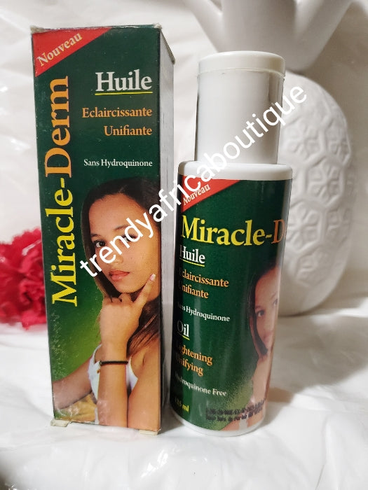 Miracle-Derm spots remover, moisturing, lightening and Unifying serum/oil. Super effective 👌 hydroquinone FREE