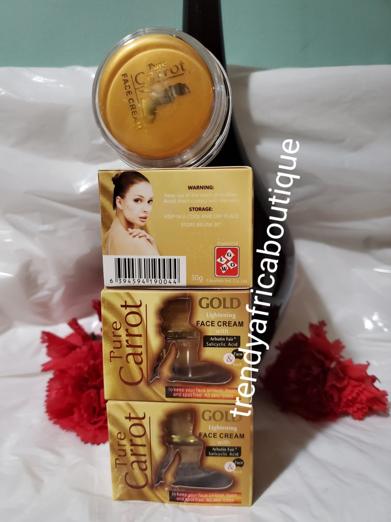 Pure carrot gold Albutin fair radiant face cream