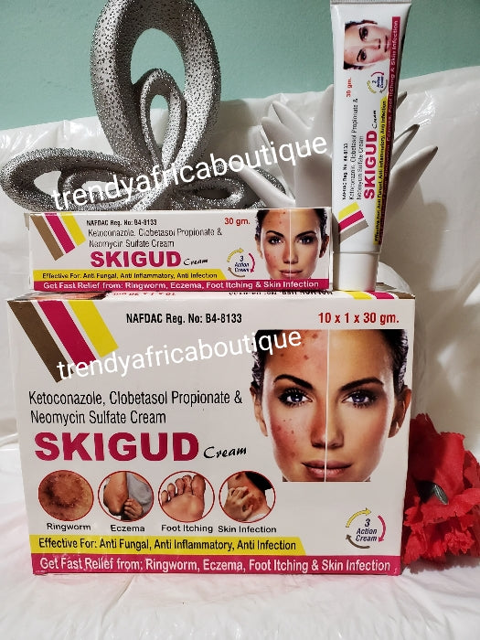 Original SKIGUD triple action tube cream. 20g x1 mix into your face cream