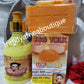 Lab white atom whitening Body lotion 250ml + face and body soap with egg yolk extracts. 160gx 1 bar soap. From Thailand
