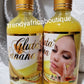 ORIGINAL GLUTA Banana skin whitening and glowing serum/oil with AHA & vitamins 100ml x1. Mix into your body lotion.