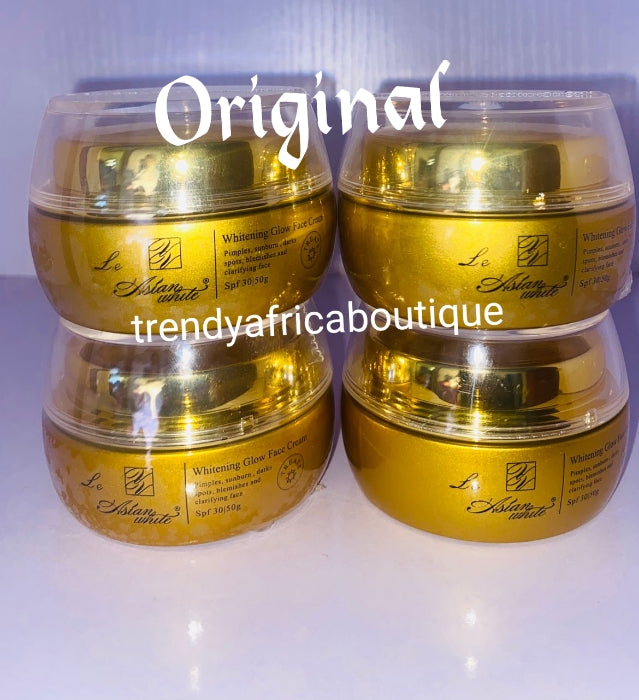 Original Le white. whitening glow face cream. Anti sun burn, pimples & blemises spf30