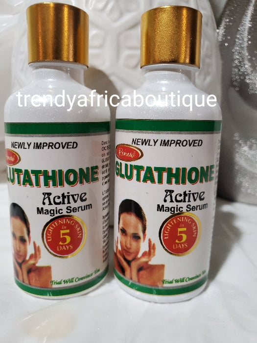 Newly improved Renew Glutathion active Magic serum skin lightening in 5 days 50mlx1.mix into body lotion