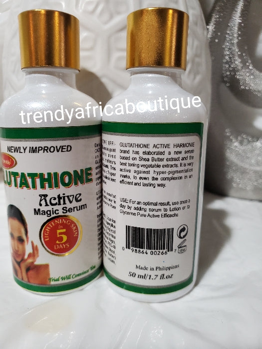 Newly improved Renew Glutathion active Magic serum skin lightening in 5 days 50mlx1.mix into body lotion