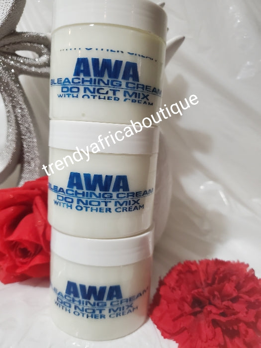 Authentic Awa fast action Bleaching cream. 250g jar X1 formulated with kojic acid.