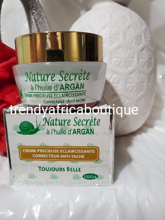 Nature secret with argan oil, precious lightening face cream with DARK spot corrector effects x1