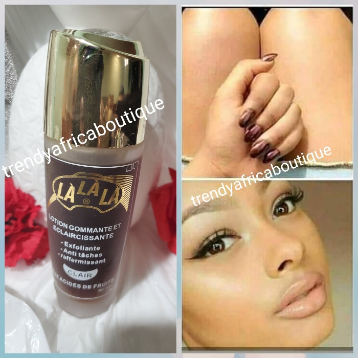 Lalala strong action exfoliating anti acne/pimples, & black spots cleanser/lotion 100ml x 1.