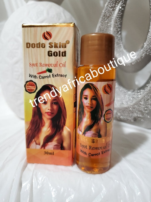 2pcs. Dodo skin gold black spots removal serum/oil with carrot extracts 30ml x 2 bottles