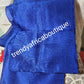 Ready to ship: Royal blue crowtex Aso-oke. Top quality woven from motherland. Extra wide & longer  lenght for bigger gele.
