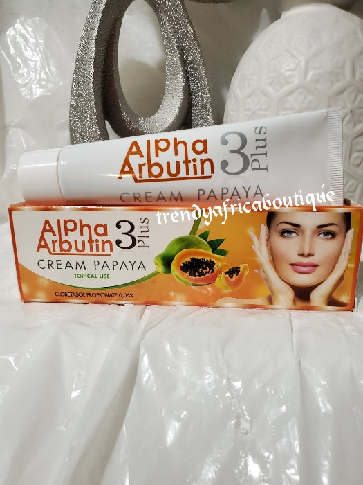 Alpha arbutin 3 plus papaya cream. 50g tube cream x 1 tube cream.