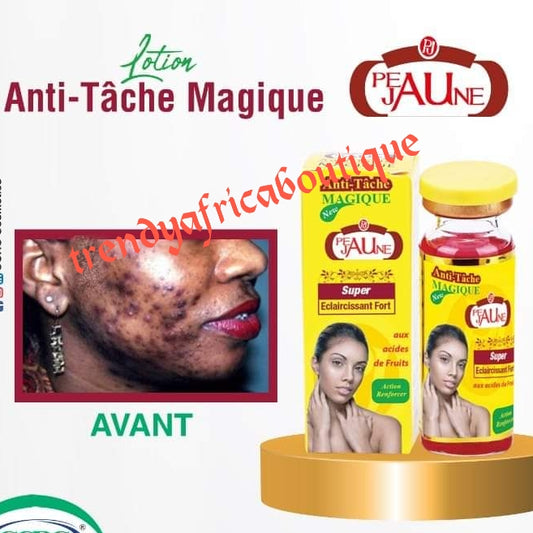 BACK IN. STOCK:ORIGINAL Peau Jaune MAGIC (magique) Anti spot super strong lightening Triple action with fruit acids 20mlx1  Mix into face cream or lotion or apply directly to affected areas with cotton ball
