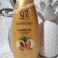 Q7 paris Luminaire shower gel with carrot, papaya & tumeric extracts 3 in 1 action, lightening, exfoliating and anti-aging 750ml bottle