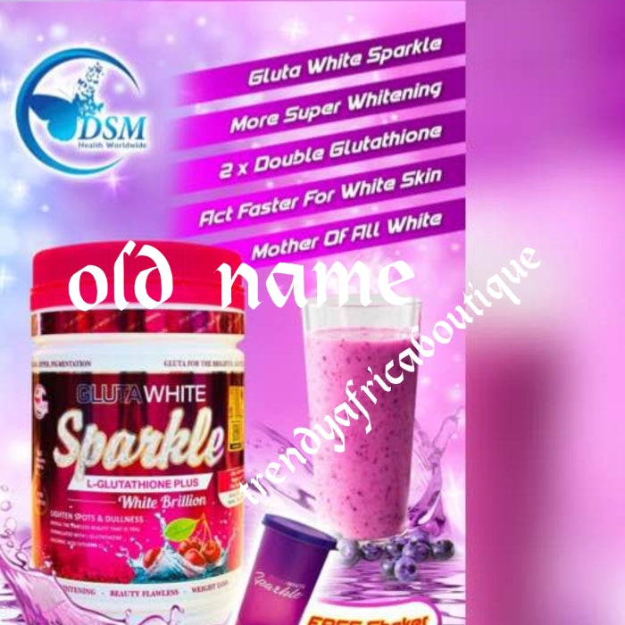 Back in Stock!!! X 1 jar Gluta white Glitter (sparkle) with L-Glutathion Plus. Best whitening and anti aging supplements. 800gm x 1 jar. Phyto collagen DSMB