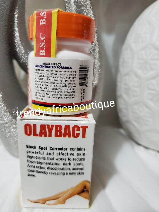 Olaybact black spot corrector cream. Anti scars, dark spot, concealer formulated with Carrot extracts. 30gx1