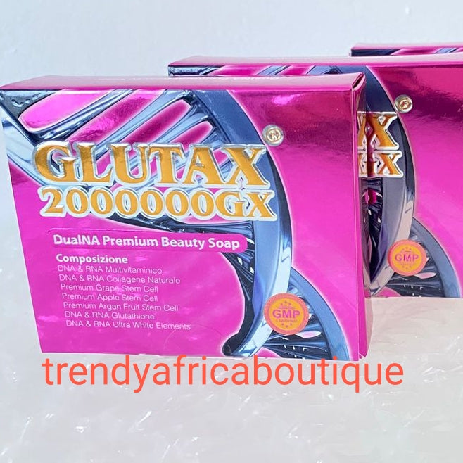 GLUTEX 2000000GX ultra whitening facial soap, treat sun burn, acne, scars, hyperpigmentation, malasma, wrinkles & more etc. Small but MIGHTY. Price is for one soap