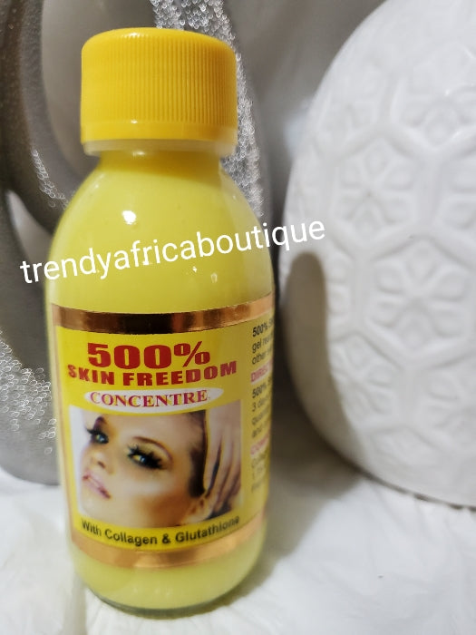 ORIGINAL 500% skin freedom concentre serum/oil with glutathion & Collagen for sun burn, skin blemises control. 100% satisfaction