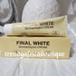 Original FINAL WHITE TUBE cream. Fast action spot remover cream. 50gx1 mix into face cream or body lotion.  Your skin will THANK YOU