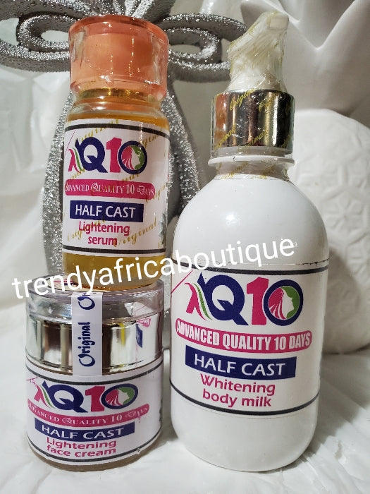 EVOB Q10 Hochwertige 10-Tage-Halbguss-Körpermilch. 250 ml Set aus Körperlotion, Serum und Gesichtscreme! 💯 Zufriedenheit EVOB COSTMETICS DESTRIBUTOR US A