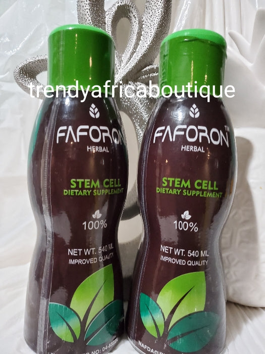 BACK IN STOCK: FAFORON  herbal STEM CELL Dietary supplements.  Boost and strengthen the immune system. 540mlx1 bottle sale introductory price!!!