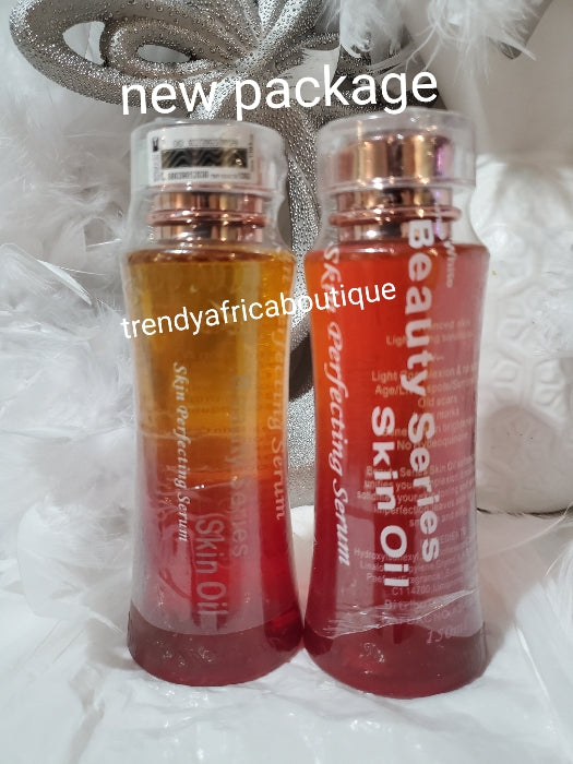 Hautperfektionierendes Serum/Öl der Beauty-Serie. Fortschrittliche Hautaufhellungslösung, die Ihre Haut zum Strahlen bringt und gleichzeitig Sonnenbrand, Hyperpigmentierungen und vieles mehr behandelt. 150-ml-Flasche x 1 im Angebot