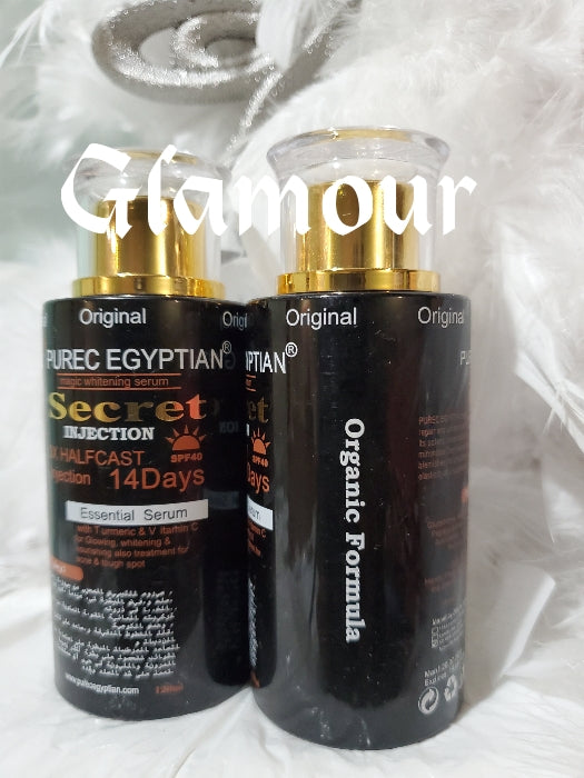 Skin Doctor paris almond Injection Half-cast whitening body lotion 400ml PLUS purec egyptian halfcast ORGANIC formula serum 120ml  Your skin will thank you!!