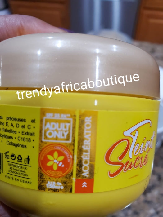 Teint Sucre FAST bleaching Concentrate Original Gluta-C. MUST BE DILUTED WITH OTHER LOTION OR CREAM BEFORE USE. 150G x1 jar sale