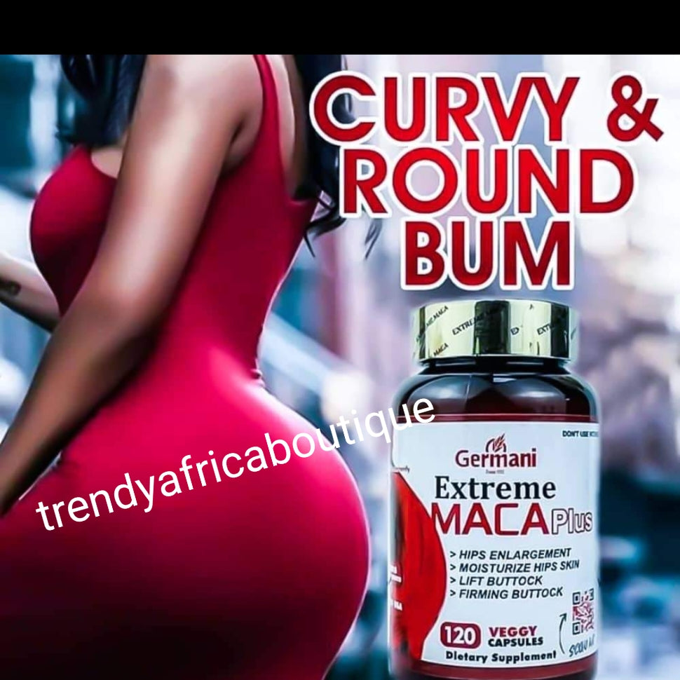 Germani Extreme Maca Plus 120 veggy capsule per bottle. 💯 AUTHENTIC. HIP,  Butt enhancer, sexy curves!! Dietary supplements