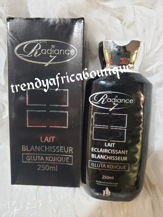 Lait RADIANCE 7 Blanchisseur Körpermilch 250 ml x 1 Gluta- und Kojiquesäure. Aufhellende Körperlotion 