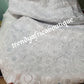 Pure white swiss Lace fabric. Quality embroidery lace. Embellish with dazzling crystals. Sold per 5yds price is for 5yds