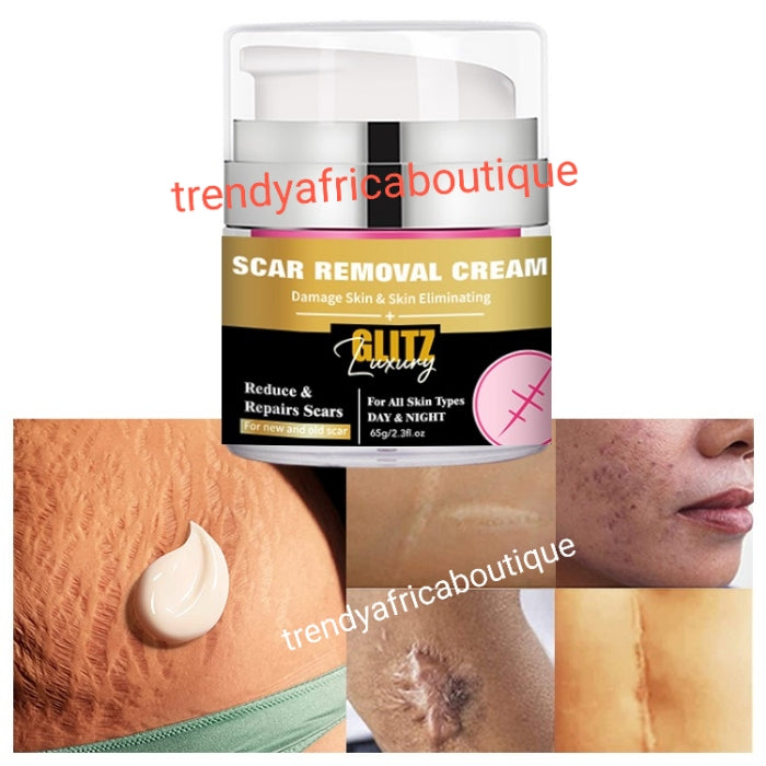 New product alert; GLITZ LUXURY stretch marks & Scar removal cream. Heal Damaged skin, eliminate old and new Scars e.g surgical scars, wounds, acne scars, stretch marks etc. 65gx1. 10 days results