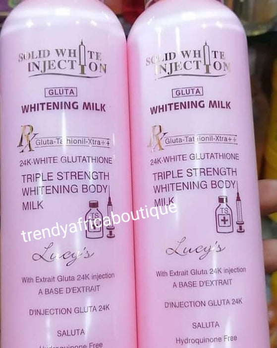 Solid White 24k white Glutathione, body lotion. Satisfactory results Trendy Africa Boutique Solid White 24k white Glutathione, body lotion. Satisfactory results Trendy Africa Boutique