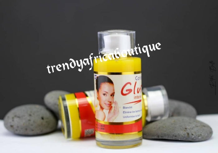 Gluta C concentrate intense whitening and glowing Serum/oil. 120ml bottle. Gives Beautiful yellow undertone